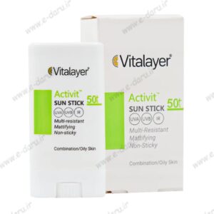 ضدآفتاب استیکی +SPF50 اکتی‌ ویت ویتالیر
